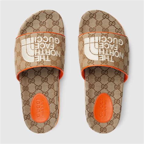 gucci northface retail|north face gucci slides.